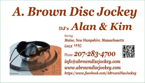 Card A Brown Disc Jockey 2022 A